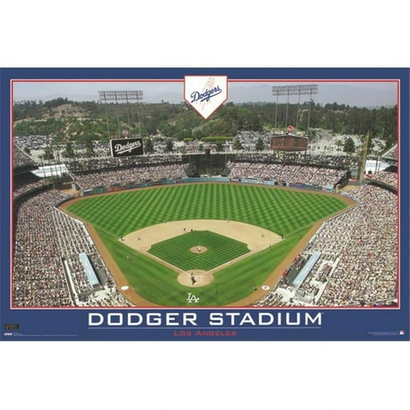 Hot Stuff Enterprise Z77-24x36-NA Dodgers Stadium Poster- 24 x 36