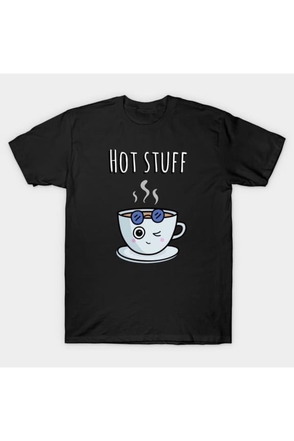Hot Stuff Funny Quote Retro 70s Disco Aesthetic Graphic, H45943 Unisex T-Shirt, Up to 5XL Available