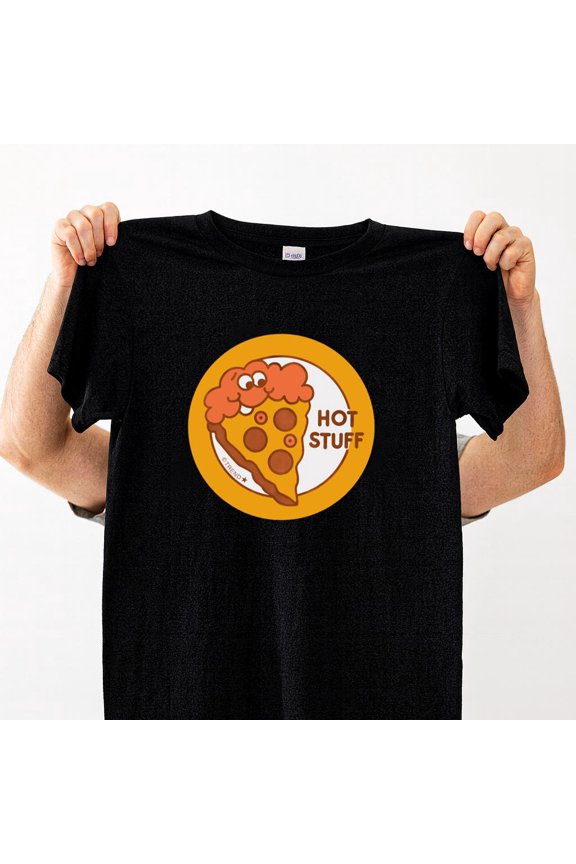 Hot Stuff Funny Scratch N Sniff Retro Humor Quote Graphic Unisex T-Shirt