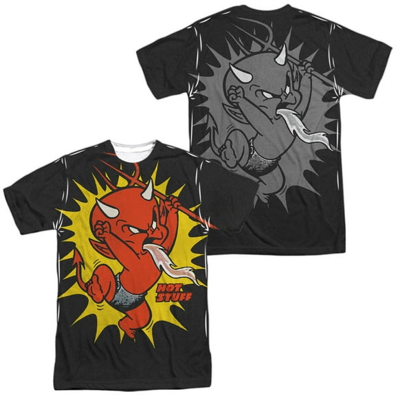 Hot Stuff Heated Unisex Adult Sublimated Costume T Shirt (Front/Back), 3X-Large Multicolor