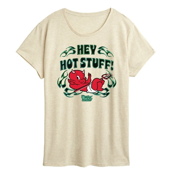 Hot Stuff - Hey Hot Stuff - Women's Short Sleeve Graphic T-Shirt