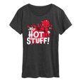 thumbnail image 1 of Hot Stuff - Hey Hot Stuff - Women's Short Sleeve Graphic T-Shirt, 1 of 5