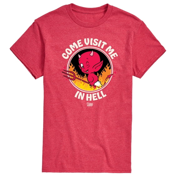 Hot Stuff - Hot Stuff Come Visit Me In Hell - Men's Short Sleeve Graphic T-Shirt