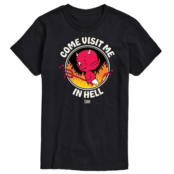 Hot Stuff - Hot Stuff Come Visit Me In Hell - Men's Short Sleeve Graphic T-Shirt