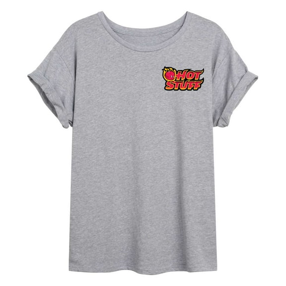Hot Stuff - Hot Stuff Cute But Weird - Women's Oversized Graphic T-Shirt