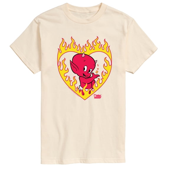Hot Stuff - Hot Stuff Flame Heart - Men's Short Sleeve Graphic T-Shirt