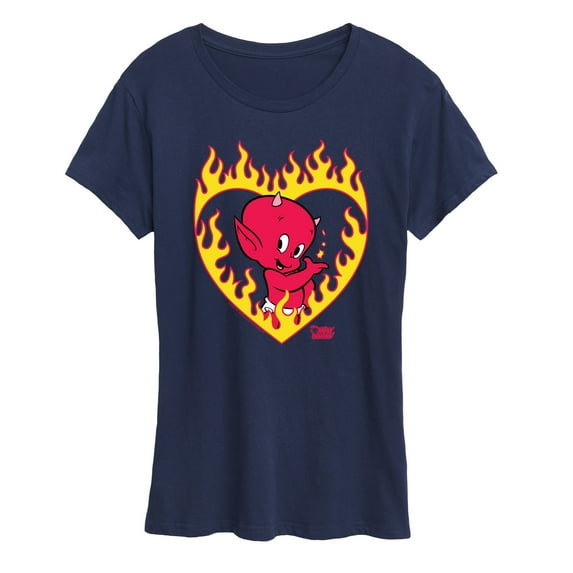 Hot Stuff - Hot Stuff Flame Heart - Women's Short Sleeve Graphic T-Shirt