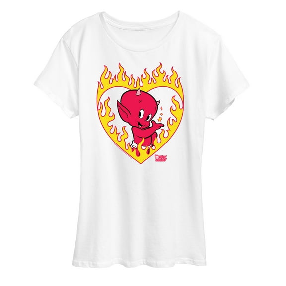 Hot Stuff - Hot Stuff Flame Heart - Women's Short Sleeve Graphic T-Shirt