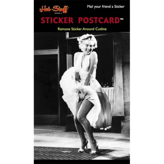 Hot Stuff  Marilyn white dress Poster - 4 x 6 in.