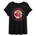 thumbnail image 1 of Hot Stuff - Piping Hot To Go - Women's Oversized Graphic T-Shirt, 1 of 5