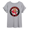 thumbnail image 1 of Hot Stuff - Piping Hot To Go - Women's Oversized Graphic T-Shirt, 1 of 5