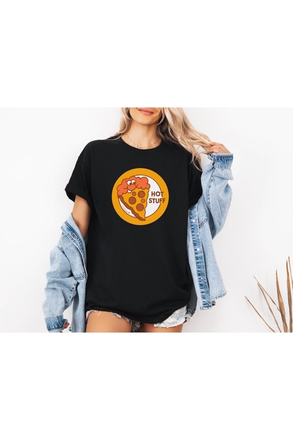 Hot Stuff Scratch N Sniff Funny Retro Graphic Unisex T-Shirt