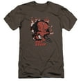 thumbnail image 1 of Hot Stuff - Singe - Premium Slim Fit Short Sleeve Shirt - Small, 1 of 2