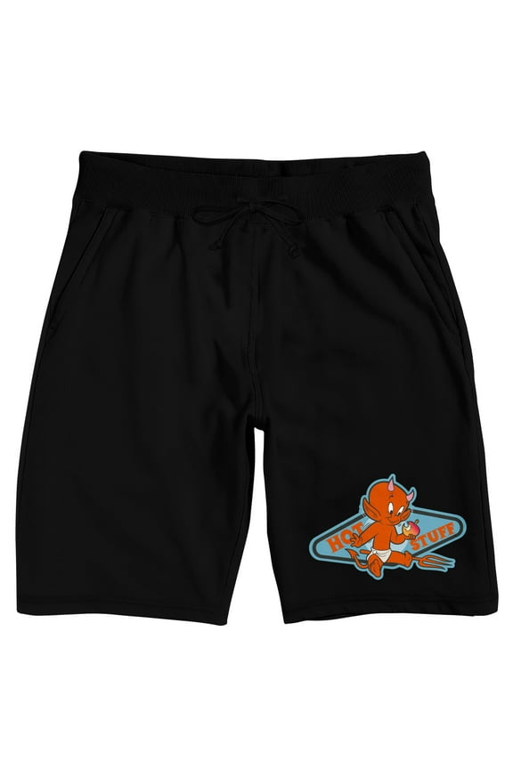 Hot Stuff The Little Devil Men's Black Lounge Shorts-3XL