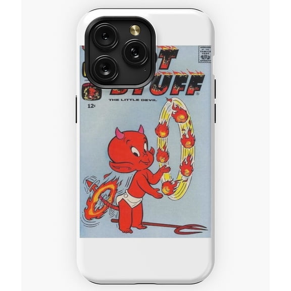 Hot Stuff The Little Devil Retro Cartoon Graphic A8641 Phone Case for iPhone 11 to 17 Pro Max