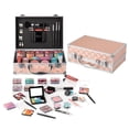 thumbnail image 1 of Hot Sugar Complete Makeup Kit for Teenage Girls & Women - Delightful Makeup Set for Kids 10-12 with Essential Products - Includes Tools, Brushes, Eyeshadows, and More! （Gold Check）, 1 of 5