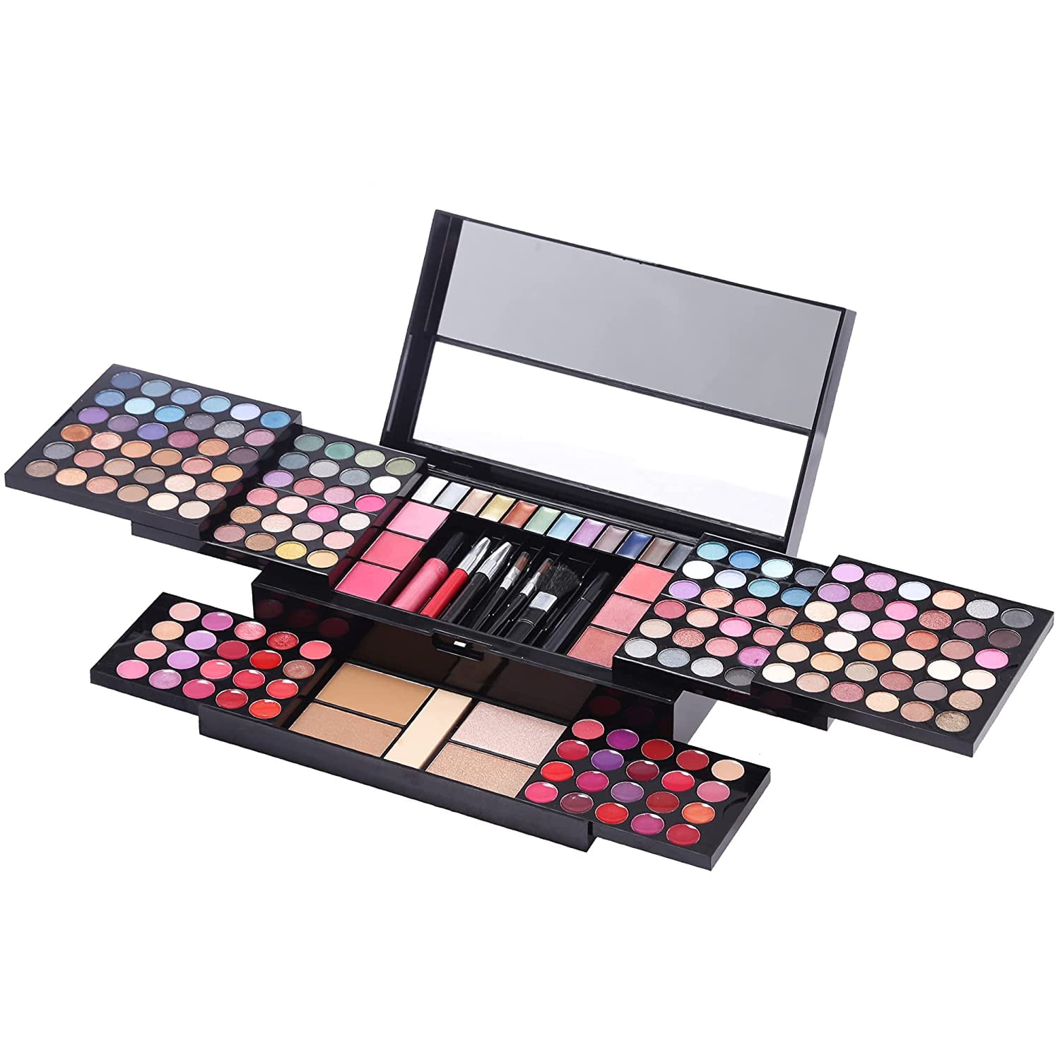 Hot Sugar Full Makeup Kit for Women and Girls, Ultimate 182 Colors All