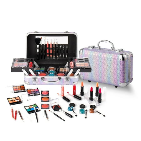 Hot Sugar Makeup Kit for Girls 10-12, Basic Cosmetic Set for Women - Perfect Gift to Begin The Makeup Journey (Purple Heart)