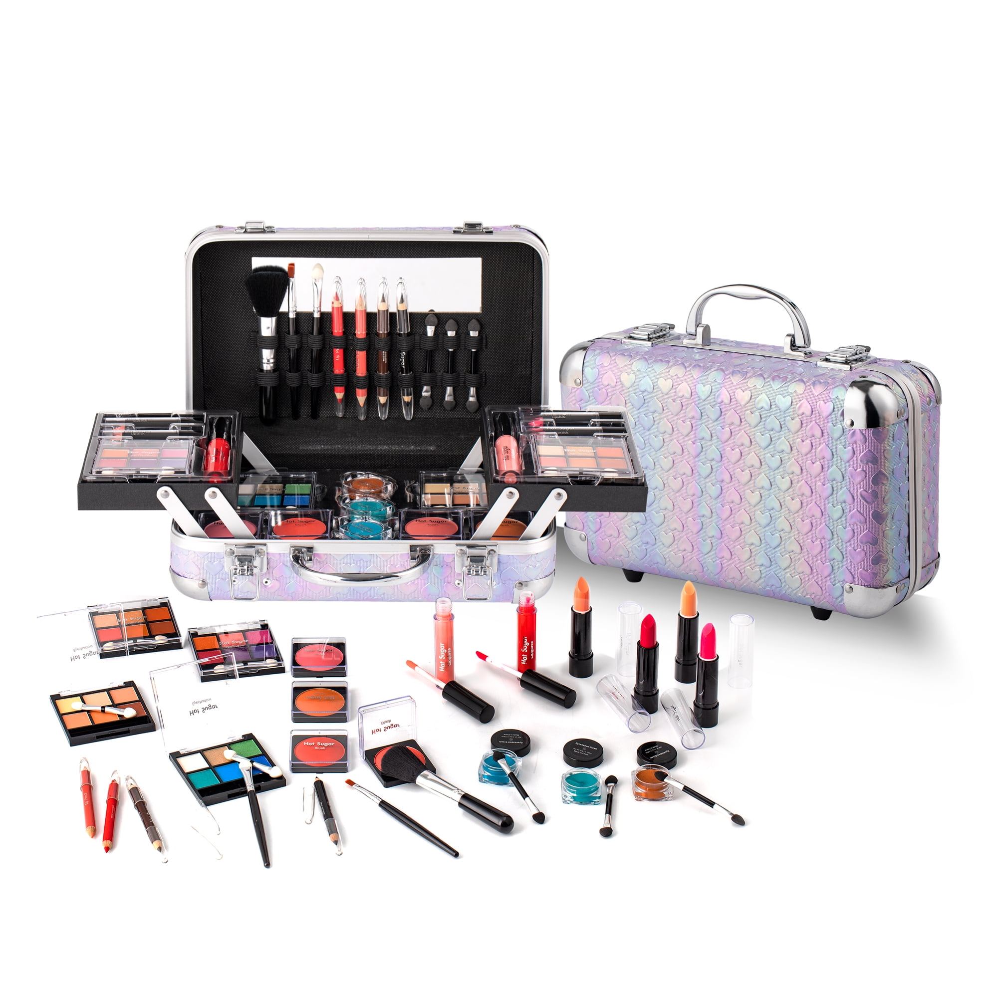Hot Sugar Hypoallergenic Beauty Makeup Kit For Tween Girls 10 12 hot-sugar-makeup-kit-for-teens-all-in-one-starter-cosmetic-set