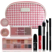 Hot Sugar All in One Travel Makeup Kit, Beauty Set for Women, Girls Makeup Set for Teens Pink