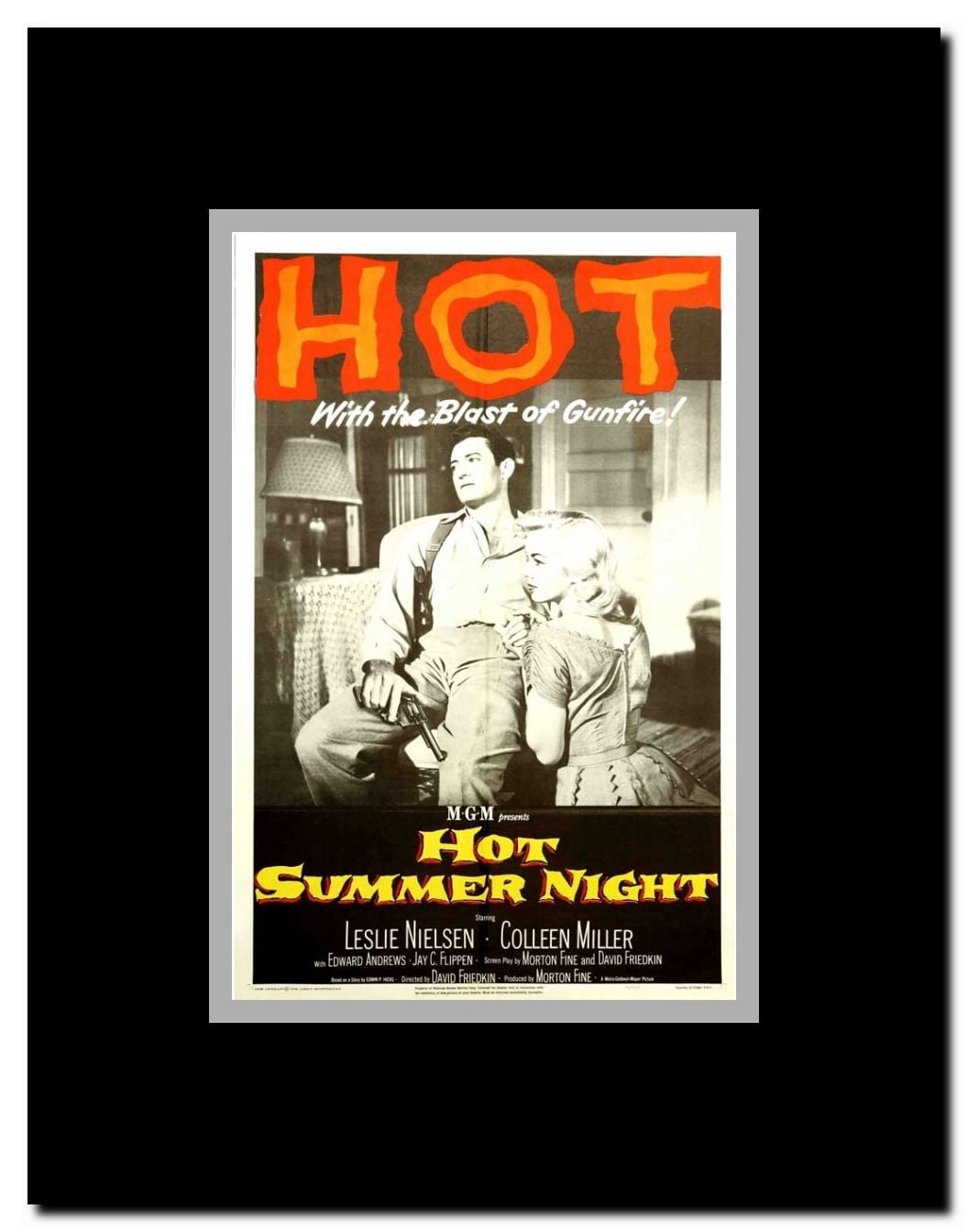 Hot Summer Night Framed Movie Poster