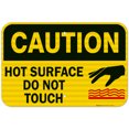 thumbnail image 1 of Hot Surface Do Not Touch Sign,, 1 of 5
