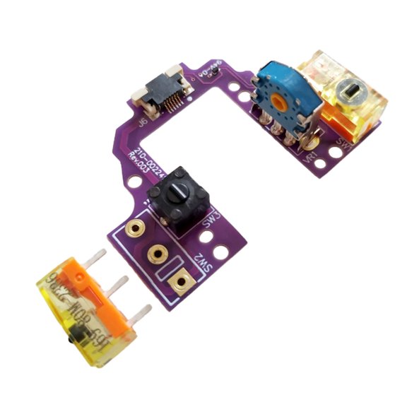 Hot Swap Mouse Motherboards PCB Button Board with MicroSwitch Gold Mouse Encoders for GPROX Superlight Mouse
