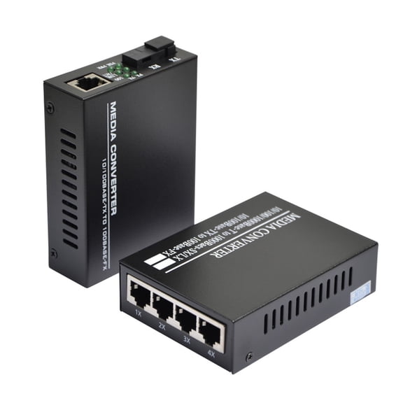 Hot-Swappable 10/100M Media Converters with Status LEDs for Real-Time Network Monitoring