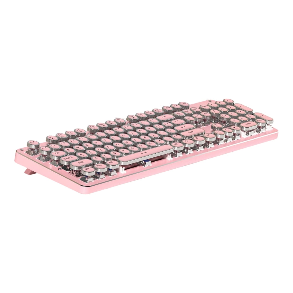 LED Illuminates Mechanical Keyboard Mouse Backlits Effects Hot Swappable Switches ABS Keycaps Wire Type C Connection