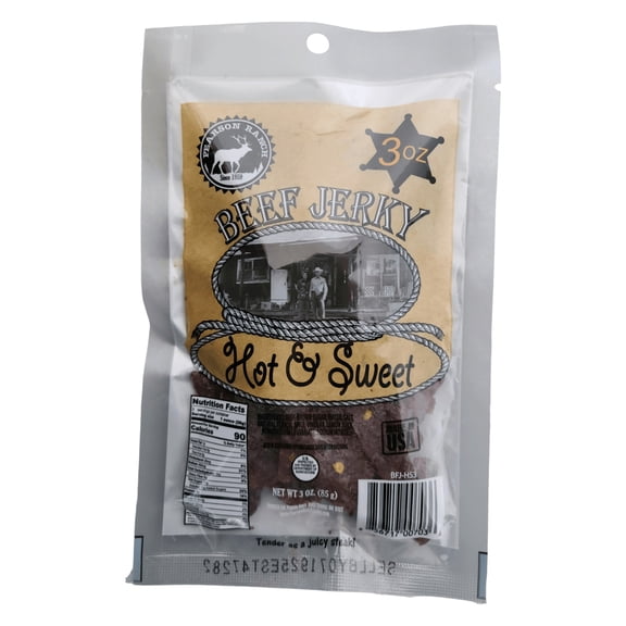 Hot Sweet Beef Jerky - 3 oz