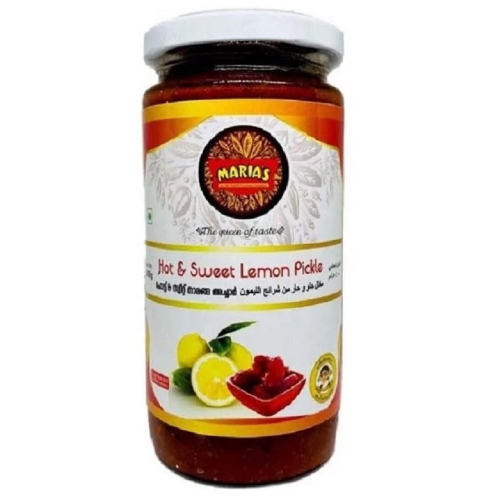 Hot Sweet Lemon Dates Pickle Kerala Achar Marias 400gms
