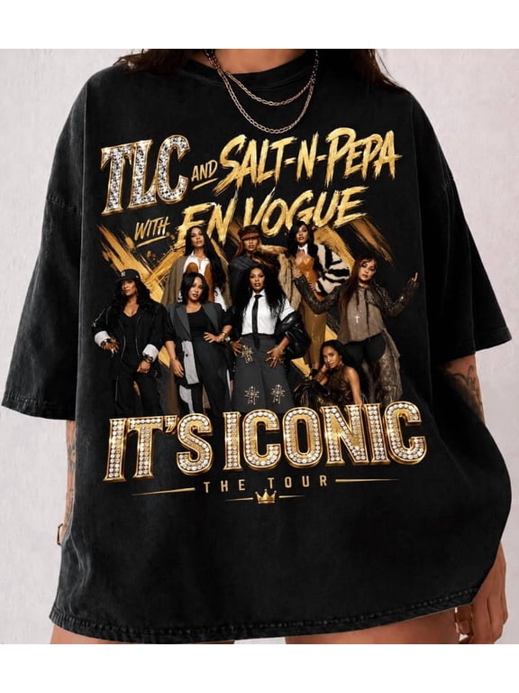 Hot TL.C Salt Pepa Shirt, Iconic En Vogue 2026 Tour Inspired T-Shirt, R&B Concert Graphic Tee, Vintage Music Fan Shirt