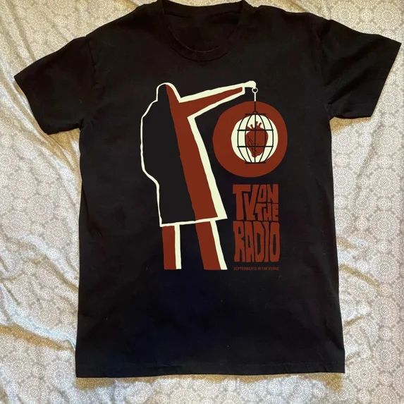 Hot TV ON THE RADIO Black Color 100% Cotton Shirt Gift For Fan BT1247