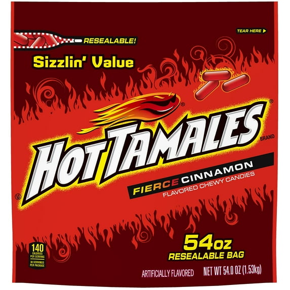 Hot Tamales 54oz Resealable bag Fierce Cinnamon