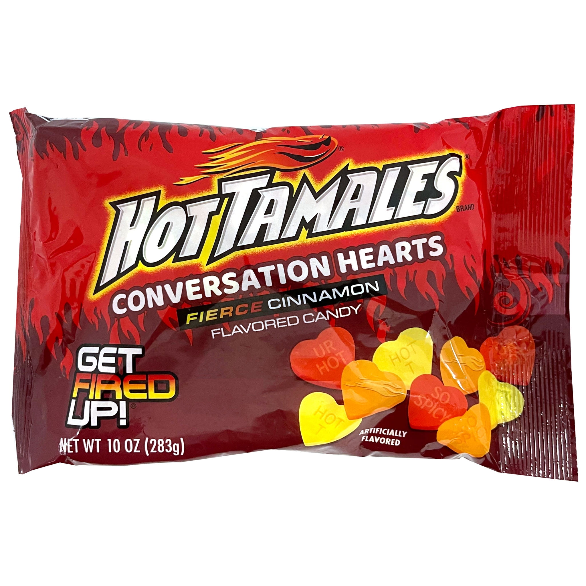 Valentine's Hot Tamales Cinnamon Flavored Conversation Hearts