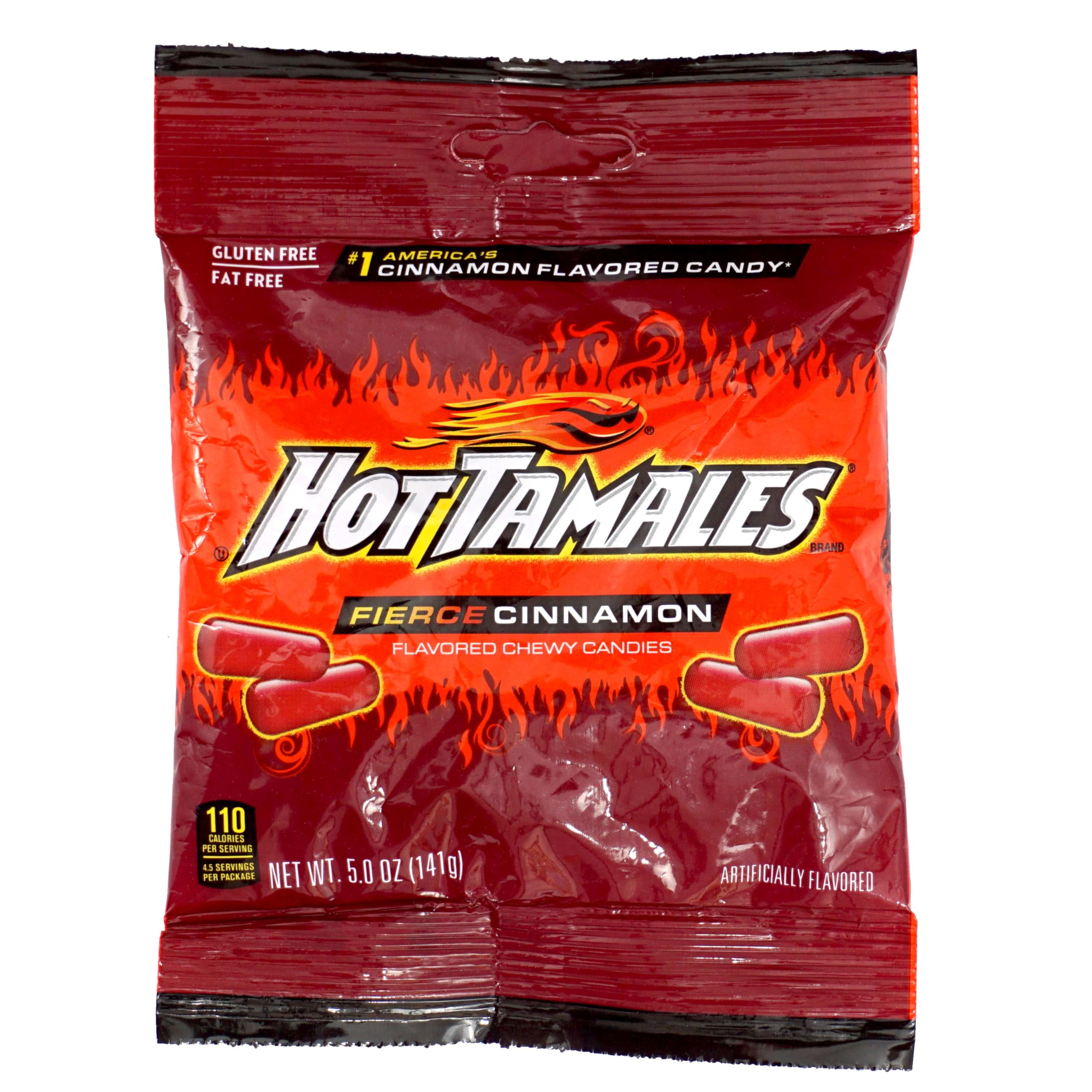 Hot Tamales Fierce Cinnamon Candy 5oz Bag Pack Of 1 Cinnamon Candy Gummy Candy The Hampton