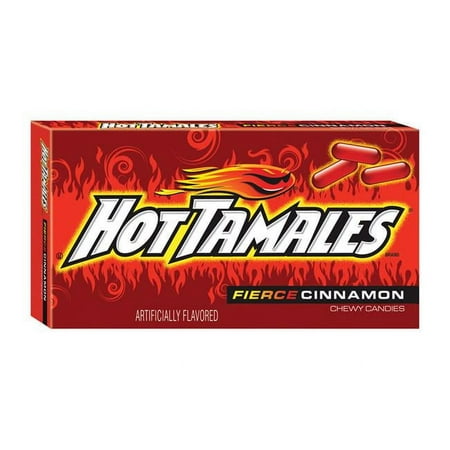 Hot Tamales Fierce Cinnamon Chewy Candy, 5 ounce Theater Box, 1 count
