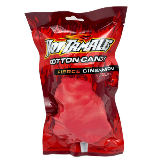 Hot Tamales Fierce Cinnamon Cotton Candy, 3 Oz