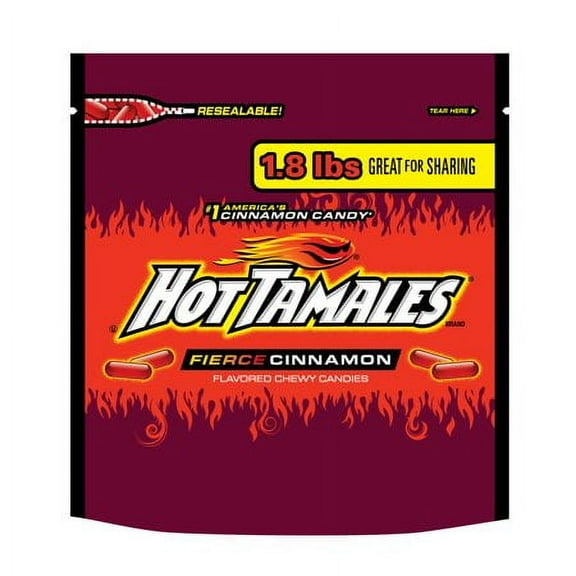 Hot Tamales Fierce Cinnamon Stand up Bag (Pack of 10)