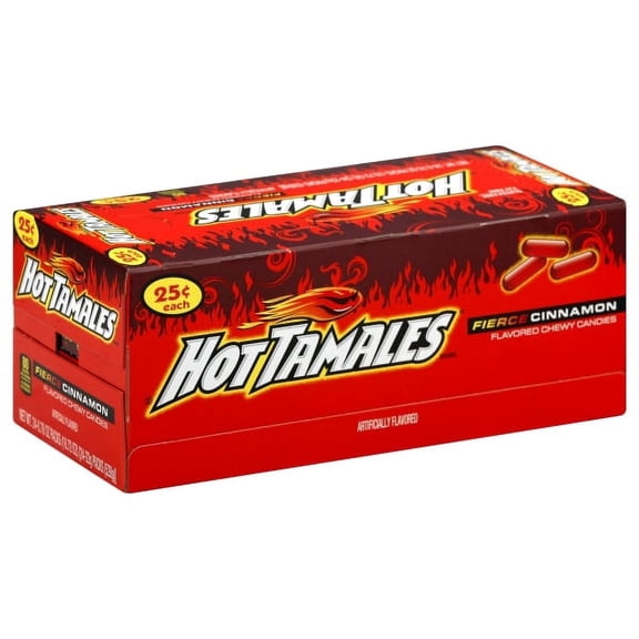 Hot Tamales Minis 0.78 oz, 24 Count