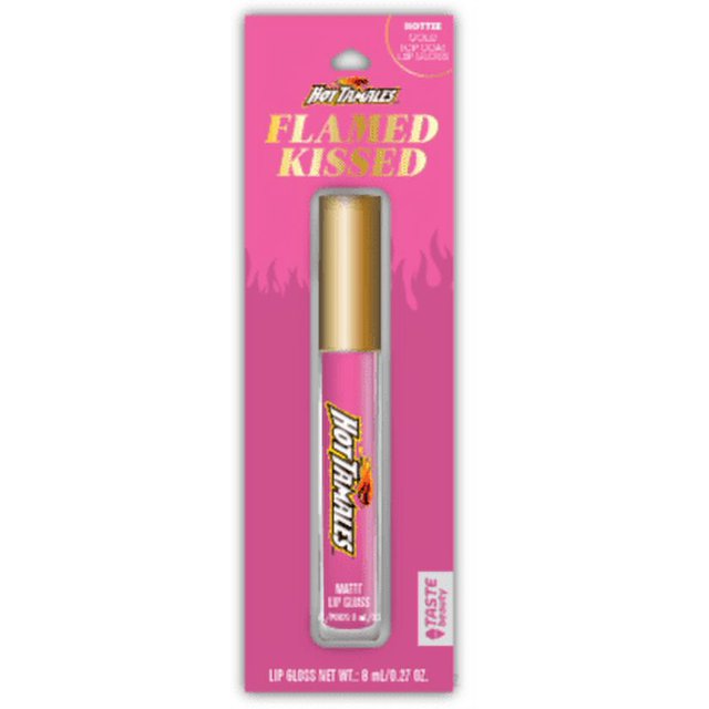 Hot Tamales lip gloss Hottie Pink