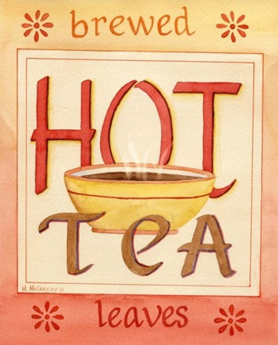 Hot Tea Canvas Art - Maureen Mccarthy (16 x 20)