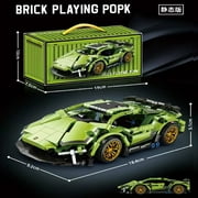 Hot Technical Building Blocks Car Racing Sport Speed Vehicle Model City Mechanical Super Bricks Puzzle Toys Adult Gift