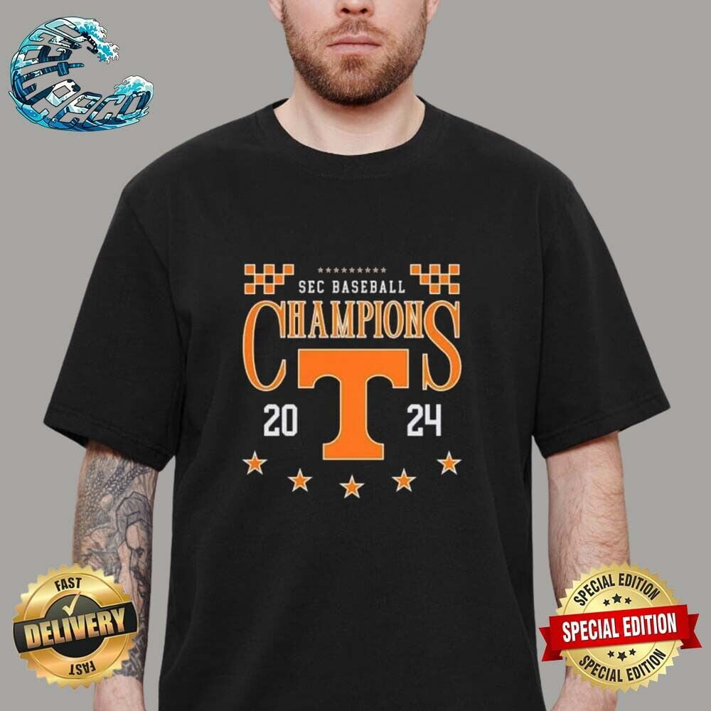Hot Tennessee Team Volunteers 2024 Sec Baseball Champions Locker Room T