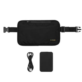 Hot Threadz Heated Hand Warmer Plush Lining 3 Heat Settings Water Resistant Black