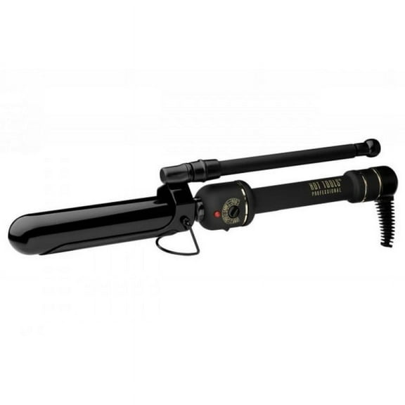 Hot Tools 1 BLACK GOLD Marcel Grip Hair Curling Iron with Heat Settings up to 455 F, Extra Long Power Cord