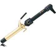 Hot Tools 1  Hair Curling Iron 24 K Gold Plated Barrel with Extra High Heat and Fast Heating with 10 Variable Heat Settings up to 430  F, Soft Grip Handle