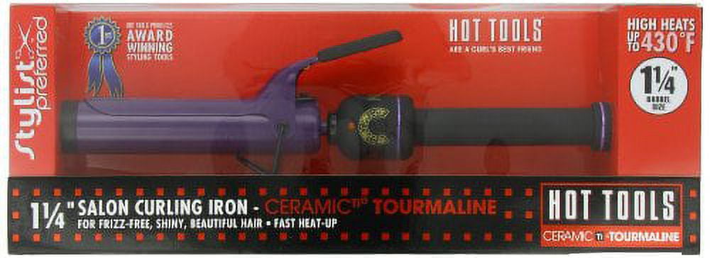 Hot Tools 2181 Ceramic Titanium Curling Iron 1 Ivory 1 1 4