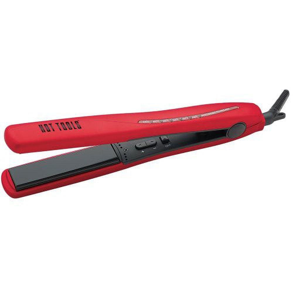 Hot Tools 1 inch Hair Straightener Amazon.com: Hot Tools Professional Ceramic + Tourmaline  main image 2