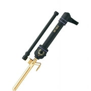 Hot Tools MARCEL GRIP 1/2  Hair Curling Iron 24 K Gold Plated Barrel with Extra High Heat and Fast Heating with 10 Variable Heat Settings up to 430  F, Soft Grip Handle